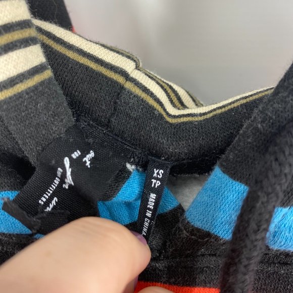 Out from Under | Striped Cropped Hoodie Size XS - Picture 9 of 9